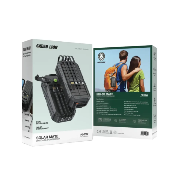 Green Lion Solar Mate Power Bank 20000mAh Price in Kenya