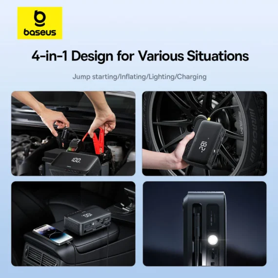 Baseus Primetrip Series Super Energy 4in1 Car Jump Starter 600A