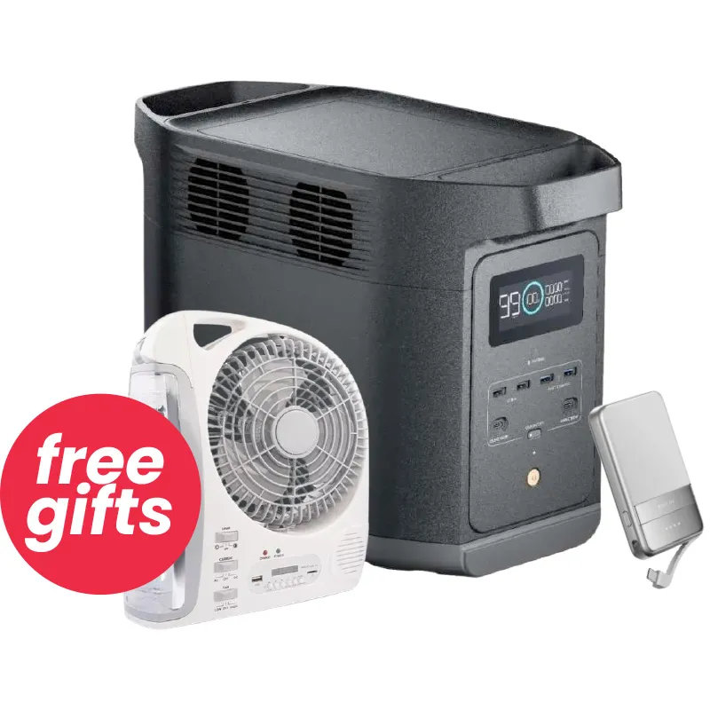 EcoFlow E980 Portable Power Station with Free Powerbank and Fan - Image 2